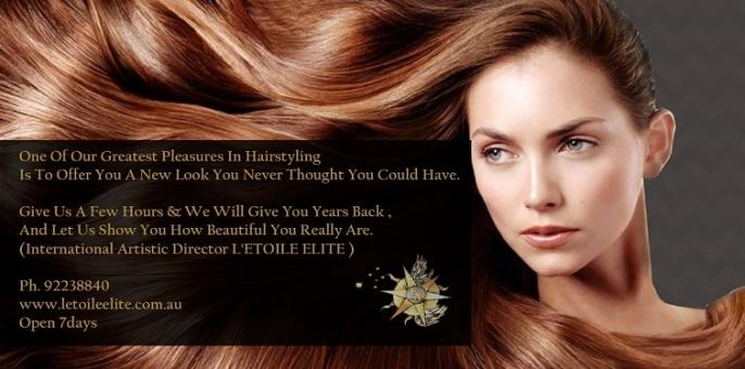 $89 Keratin Straightening Treatment only available at LETOILE Elite Sydney CBD