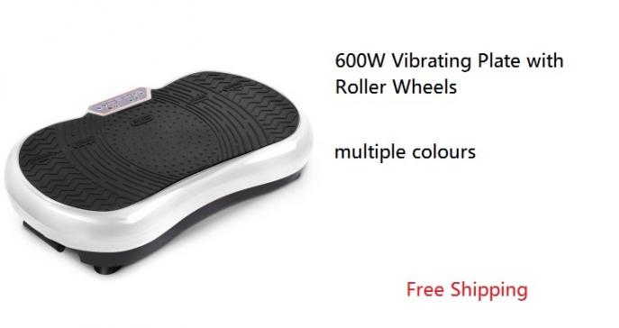 600W Vibrating Plate with Roller Wheels