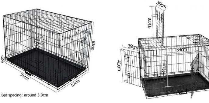 Foldable Pet Crate 36Inch